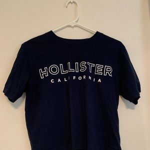Hollister Navy Blue Crop Top